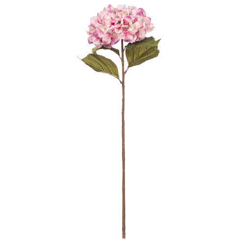 Vickerman FR250179 - 32.5 in. Light Pink Hydrangea Stem Artificial Spray - 3 Pack