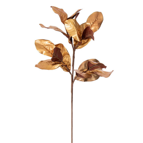 Vickerman FT240713 - 29 in. Gold Magnolia Leaf Artificial Spray - 2 Pack 