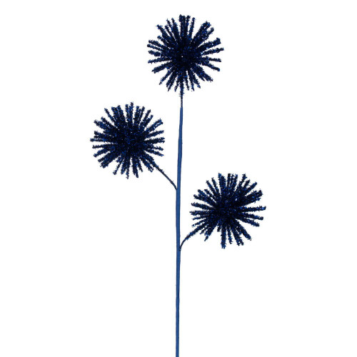 Vickerman RG237331 - 23 in. Midnight Blue Spike Artificial Spray - 2 Pack