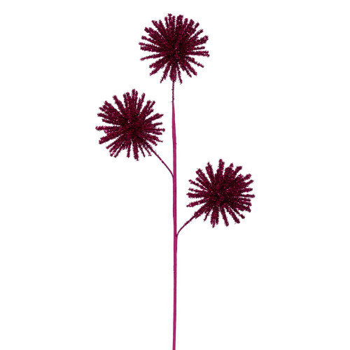 Vickerman RG237359 - 23 in. Hot Pink Spike Artificial Spray - 2 Pack