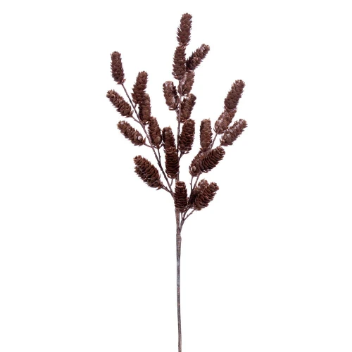 Vickerman RK238476 - 26 in. Mocha Pinecone Artificial Spray - 2 Pack