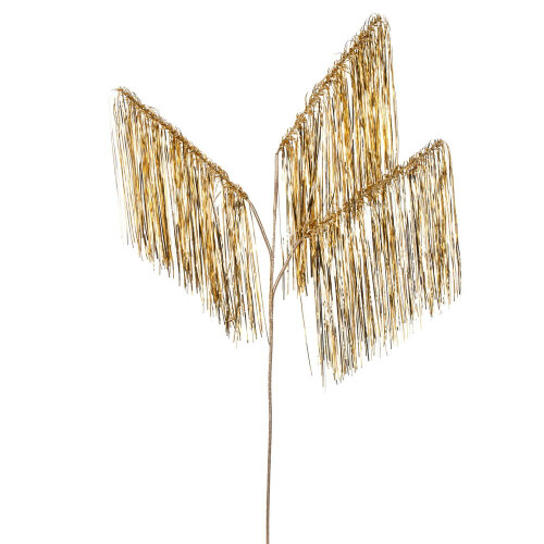 Vickerman RX241338 - 36 in. Champagne Tinsel Icicle Artificial Spray - 3 Pack
