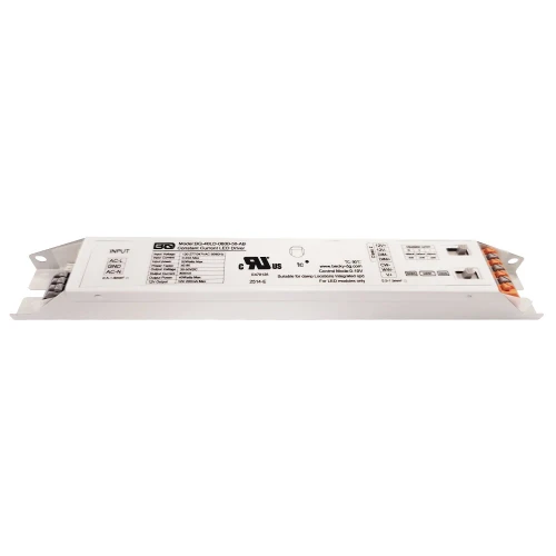 Becky BQ-40LD-0800-50-AB - 40W LED Driver - Dimmable - 120-347V