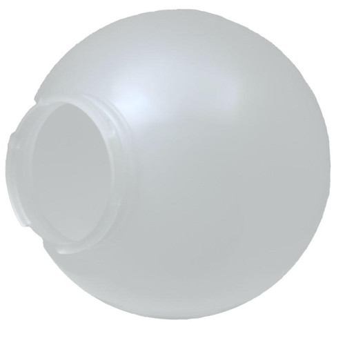 LBS Lighting 12" Frost Acrylic Light Globe Twist Lock Opening 