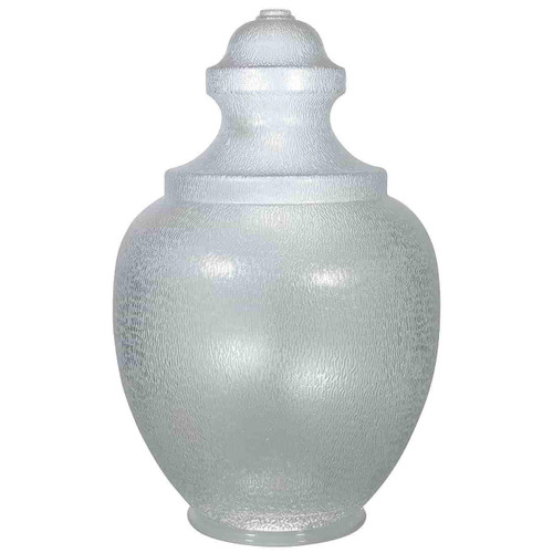 Formed Plastics FP118-8PCC - Clear Polycarbonate Tiered Acorn Globe - 8" Neck Lip