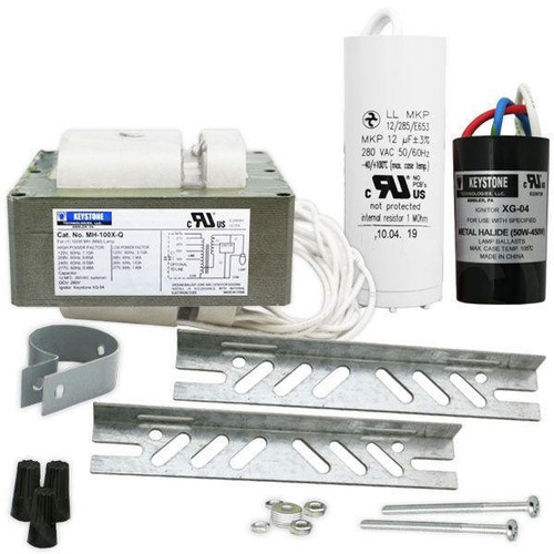 Keystone MH-100X-Q-KIT - 100W Metal Halide Replacement Ballast Kit