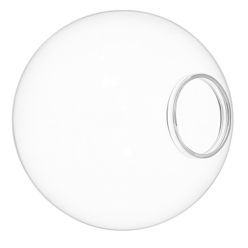 10" Clear Polycarbonate Globe Cover with 4" Lip Neck 