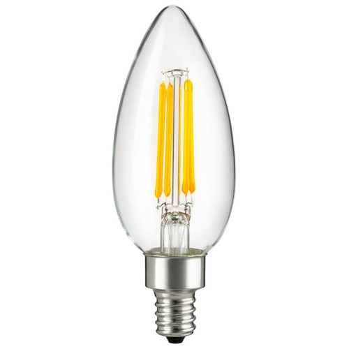  Sunlite 80646-SU CTC/LED/AQ/4W/E12/D/CL/27K A19 VintageBulb 