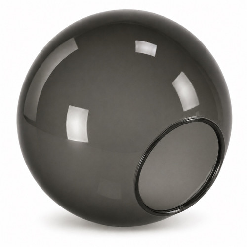 14" Smoke Light Globe with Neckless Opening 
