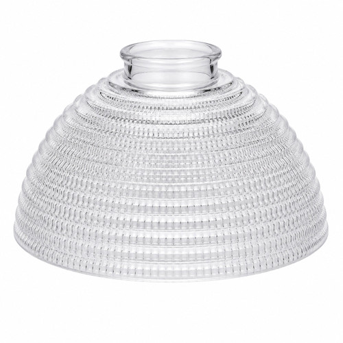 Volume GS-104 - 7" Clear Ribbed Glass Replacement Shade - 2-1/8" fitter