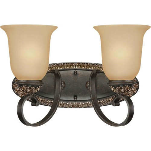 Volume Lighting V2292-82 Vintage Bronze with Antique Gold Bathroom Vanity