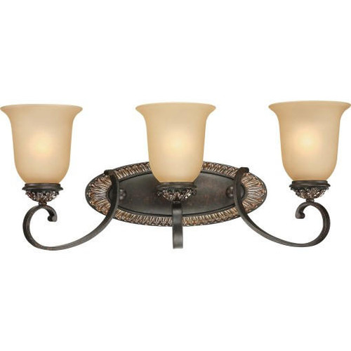 Volume Lighting V2293-82 Vintage Bronze with Antique Gold Bathroom Vanity