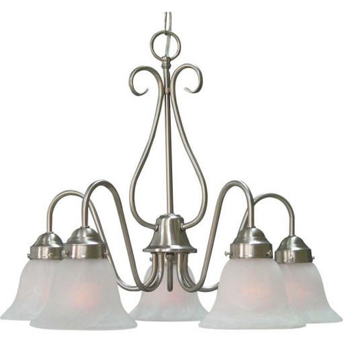  Volume Lighting V2355-33 Indoor Brushed Nickel Chandelier