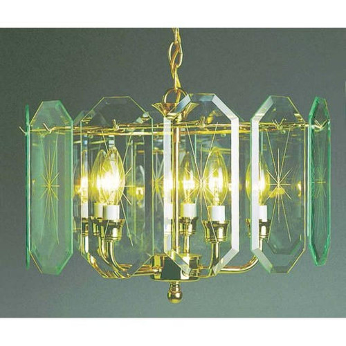 Volume Lighting V3195-C2 Indoor Polished Brass Chandelier