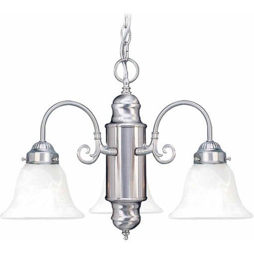 Volume Lighting V4323-33 Indoor Brushed Nickel Chandelier