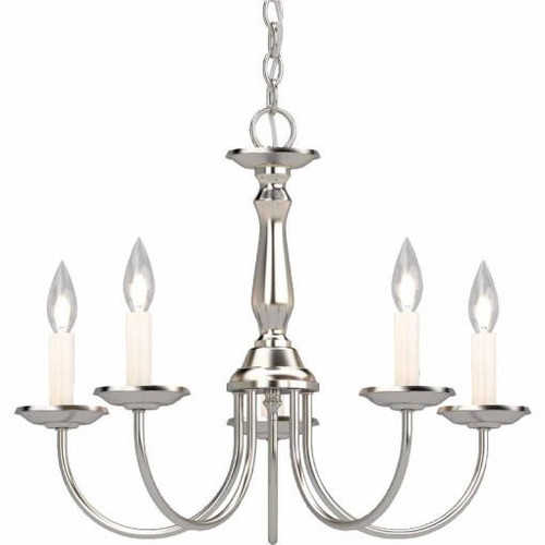 Volume Lighting V4515-33 Indoor Brushed Nickel Chandelier