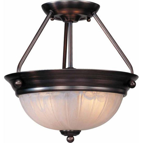 Volume Lighting V7762-79 Marti 2-light Antique Bronze Semi-Flush Ceiling Mount