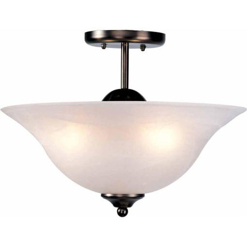 Volume Lighting V2443-79 Antique Bronze Semi Flush-Mount