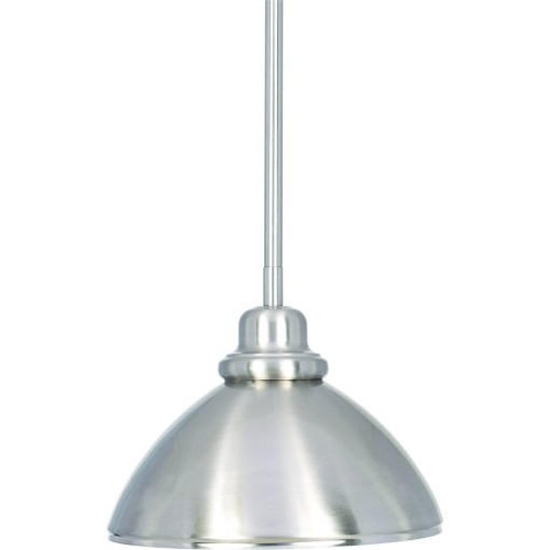 Volume Lighting V1877-33 - Brushed Nickel Mini Bowl Pendant - Metal Shade