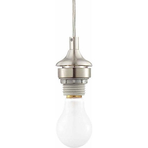 Volume Lighting V2421-33 - Brushed Nickel Mini Pendant - Bare Socket