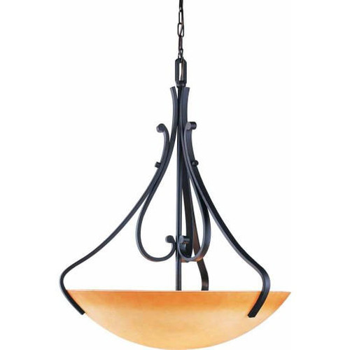 Volume Lighting V4164-65 Indoor Foundry Bronze Bowl Shaped Pendant