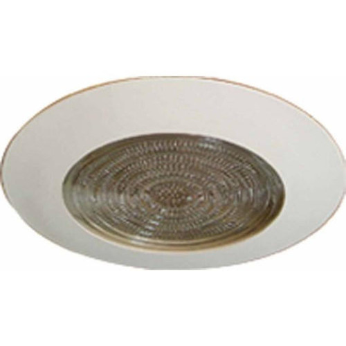 Volume Lighting V8609-6 White Recessed Fresnal Shower Trim