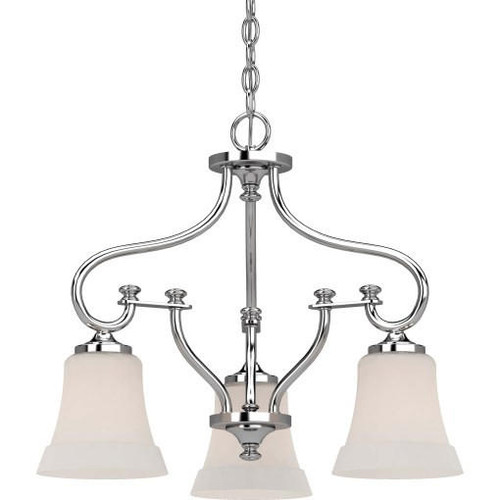 Volume Lighting V3163-3 Indoor Chrome Hanging Chandelier