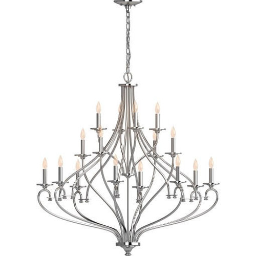 Volume Lighting V3186-3 Indoor Chrome Hanging Chandelier