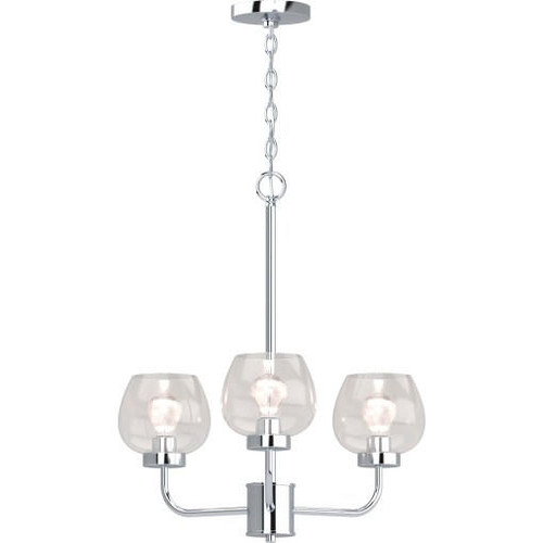 Volume Lighting V5503-93 Indoor Polished Nickel Hanging Chandelier
