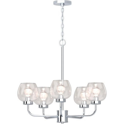 Volume Lighting V5505-93 Indoor Polished Nickel Hanging Chandelier