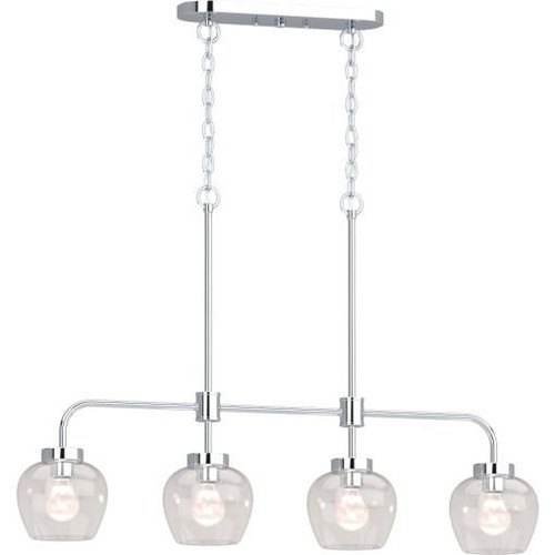 Volume Lighting V5524-93 Indoor Polished Nickel Hanging Chandelier