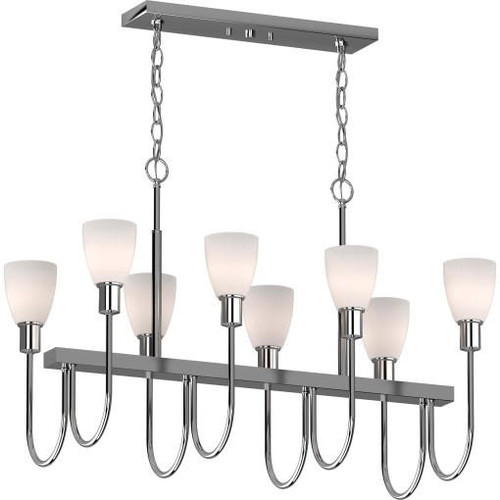 Volume Lighting V5718-93 Polished Nickel Hanging Chandelier