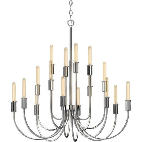  Volume Lighting V5752-93 Indoor Polished Nickel Hanging Chandelier