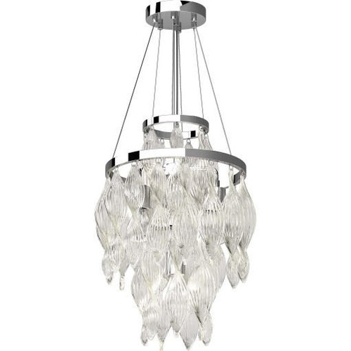 Volume Lighting V1374-3 Indoor Chrome Semi Flush-Mount
