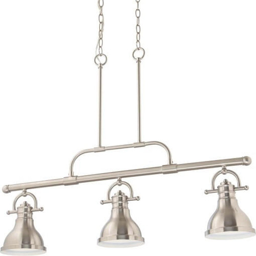 Volume Lighting V1246-33 Brushed Nicke Linear Kitchen Island Pendant