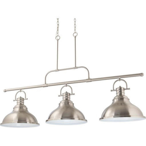 Volume Lighting V1248-33 Brushed Nicke Linear Kitchen Island Pendant