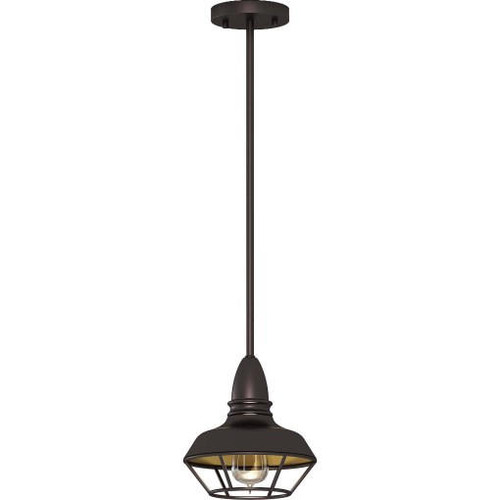 Volume Lighting V1707-79 Indoor Antique Bronze Mini Downrod Pendant