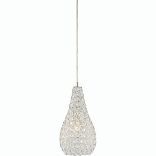 Volume Lighting V1788-3 Chrome Pear Teardrop Mini Pendant