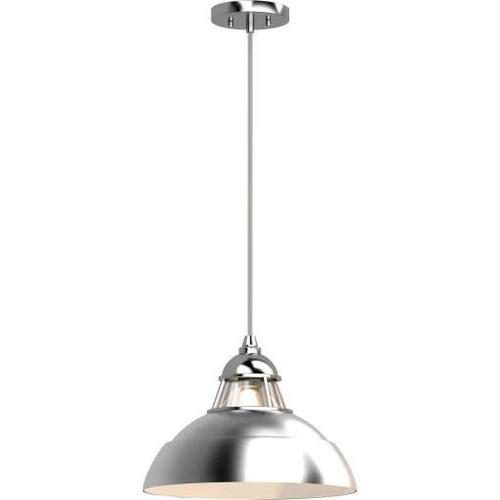Volume Lighting V1888-33 - Brushed Nickel Dome Pendant