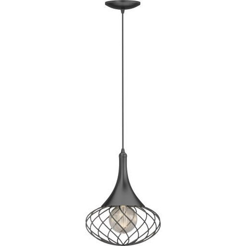 Volume Lighting V3851-5 - Black Wire Cage Mini Pendant