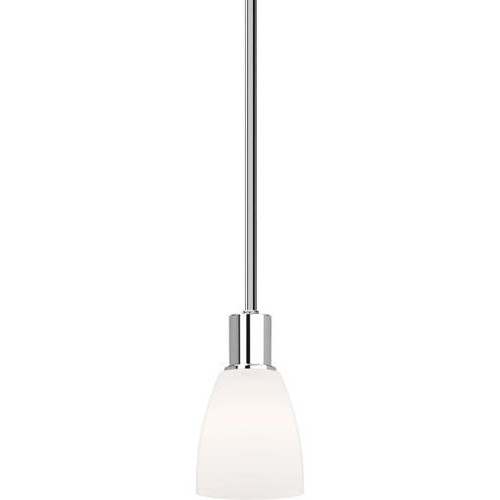 Volume Lighting V5711-93 Polished Nickel Down Rod Pendant