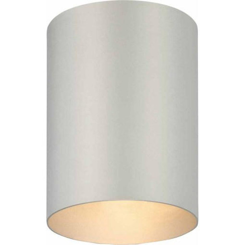  Volume Lighting V9615-20 Silver Gray Aluminum Flush Mount Cylinder