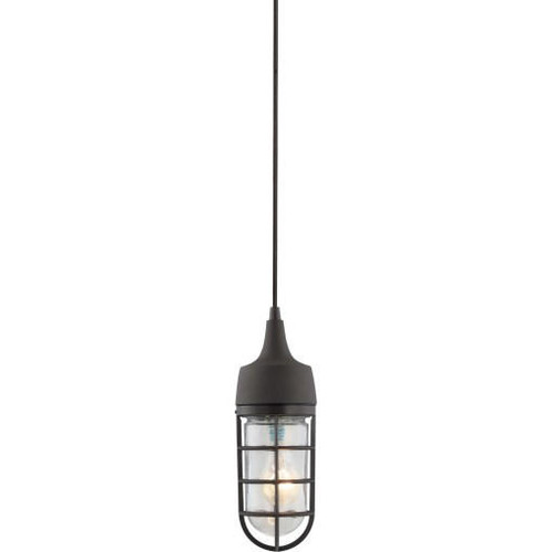 Volume Lighting V9852-79 Antique Bronze Aluminum Cylinder Mini Pendant