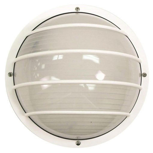 Volume Lighting V8852-6 White Mini Convertible Caged Flush