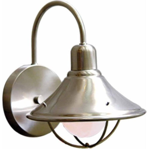 Volume Lighting Brushed Nickel Outdoor Wall Sconce