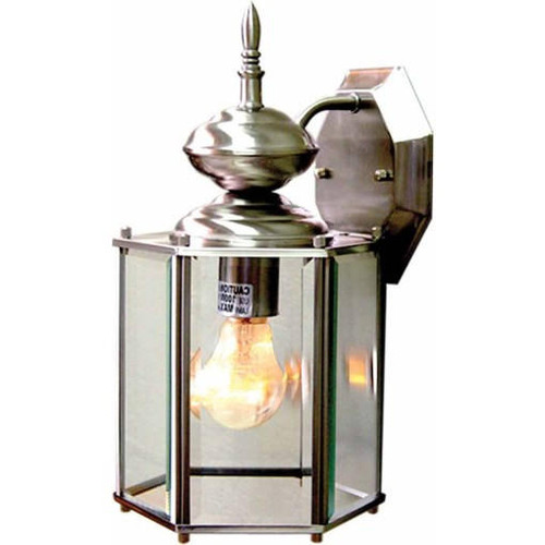 Volume Lighting V9131-33 Brushed Nickel Hardwired Coach Light Sconce