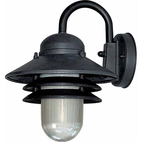  Volume Lighting V9725-5 Outdoor Black Polypropylene Wall Lantern