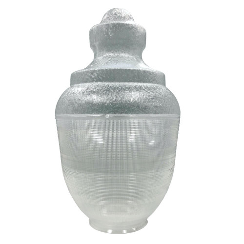 American Made Replacement Street Light Acorn Globe Lexalite 425 Type 5 Optical Refractor Bottom 