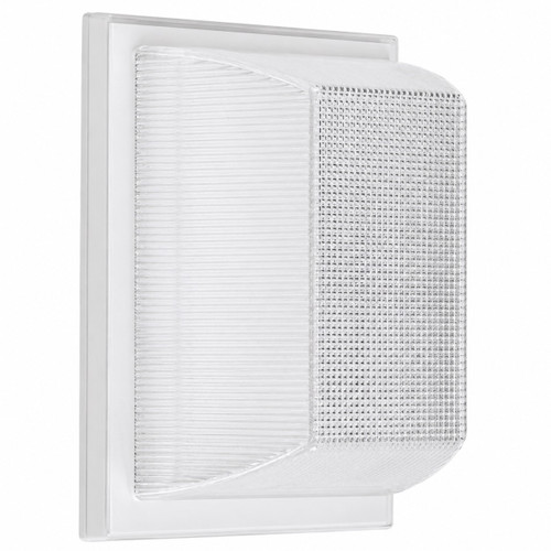 Small Rectangle Clear Outdoor Wall Light with E26 Socket