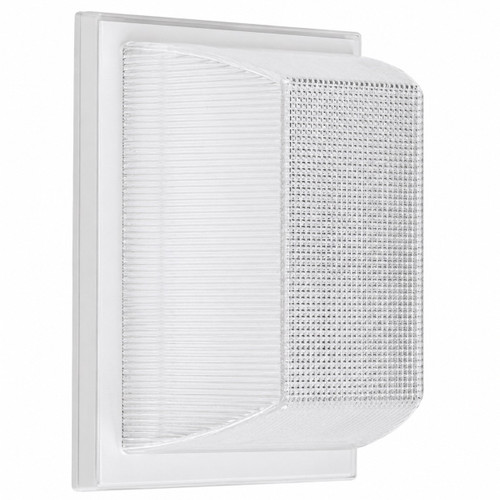 Small Rectangle Clear Outdoor Wall Light with E26 Socket 